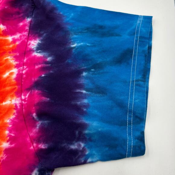 Vintage Grateful Dead Space Your Face Graphic Tie Dye Shirt Liquid Blue 1992 - Picture 8 of 11